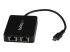StarTech.com USB-C till dubbel Gigabit Ethernet-adapter med USB-port (Type-A) - Höger vinkel