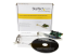 StarTech.com PCI Express (PCIe) SuperSpeed USB 3.0-kortadapter med 2 portar och UASP – SATA-ström - Framsidan
