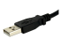 StarTech.com 3 ft Panel Mount USB Cable A to A F/M - Höger vinkel