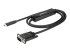 StarTech.com 3ft (1m) USB C to VGA Cable, 1920x1200/1080p USB Type C to VGA Video Active Adapter Cable, Thunderbolt 3 Compatible, Laptop to VGA Monitor/Projector, DP Alt Mode HBR2 Cable - Höger vinkel