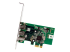 StarTech.com 2b 1a 1394 PCI Express FireWire-kortadapter med 3 portar - Framsidan